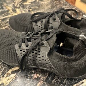 WHITIN Black Knit Sneakers